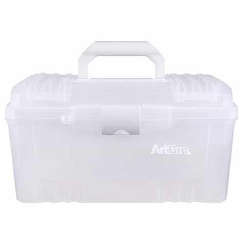 ArtBin 17" Twin Top Supply Box-Clear