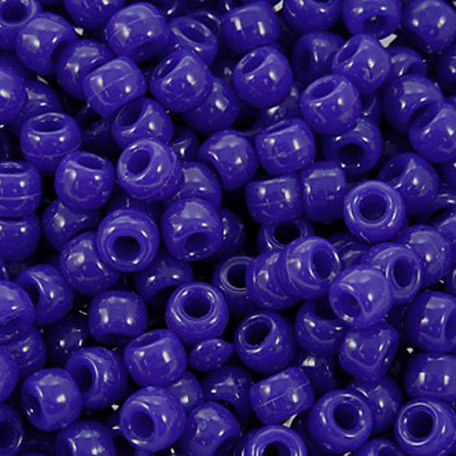 The Beadery Super Value Pony Beads – (900 Pieces) Opaque Blue