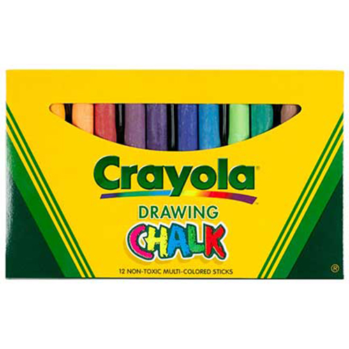 Crayola Drawing Chalk - (12 Pack) Assorted Colors