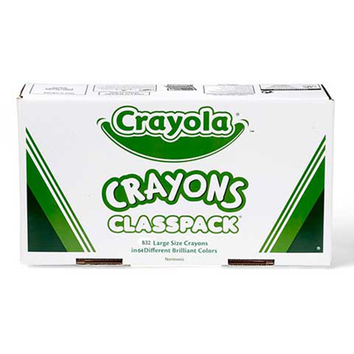 Crayola Crayons Classpack - (832 Pieces) 64 Colors