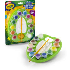Crayola Washable Kids Paint Pots Palette Set - 12 Assorted Colors