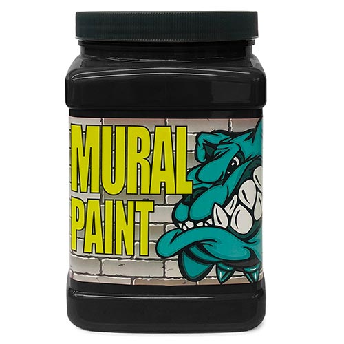 Chroma Acrylic Mural Paint - (1/2 Gallon) CH2798 Blacktop (Black)