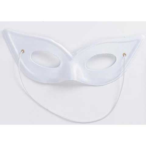Darice White Satin Bat Mask (1 count)