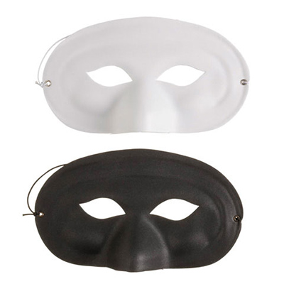 Darice 3D Foam Masks (1 count, Black/White)