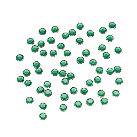 Darice Premium Acrylic Rhinestones 3mm - (200 Pieces) Green