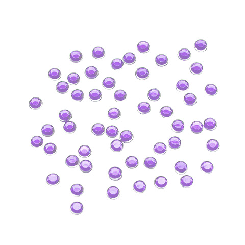 Darice Premium Acrylic Rhinestones 3mm - (200 Pieces) Purple