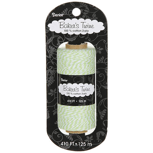 Darice Baker's Twine 2-Ply - (410ft/125m) Lime Green