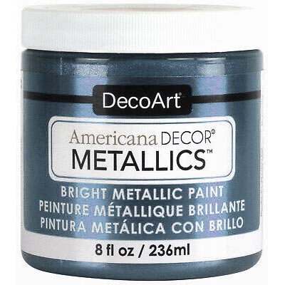 DecoArt Americana Decor Metallics Paint - (8oz/236ml) Pewter