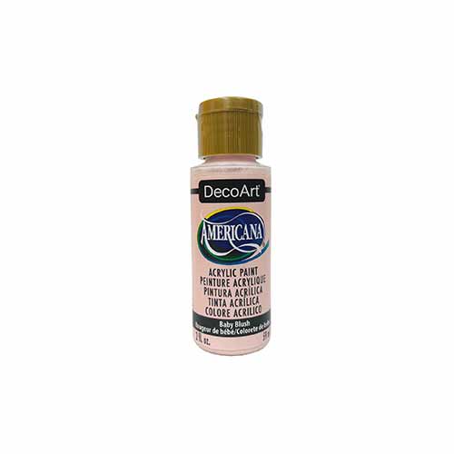 DecoArt Americana Acrylic Paint - (2oz/59ml) Baby Blush