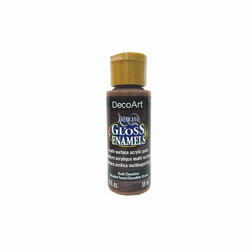 DecoArt Americana Gloss Enamels-Dark Chocolate