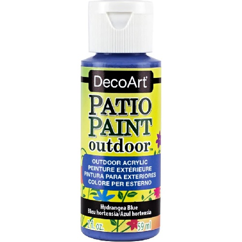 DecoArt Patio Paint Outdoor Acrylic - (2oz/59ml) Hydrangea Blue