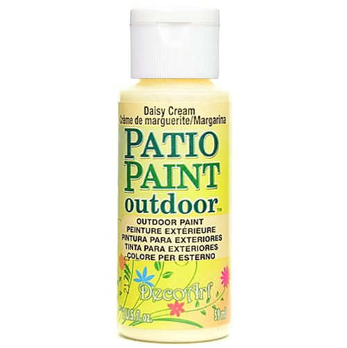 DecoArt Patio Paint Outdoor Acrylic  (2oz/59ml) Daisy Cream