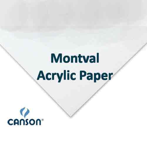 Canson Montval Acrylic Paper  19.5" x 25.6" - (1 sheet, 185lb) C100511156
