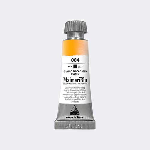 MaimeriBlu 12ml Watercolor- Cadmium Yellow Deep