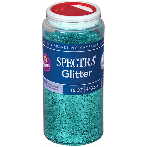 Pacon Spectra Glitter - (16oz/453.6g) Turquoise