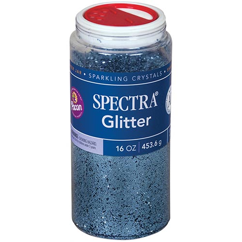 Pacon Spectra Glitter - (16oz/453.6g) Sky Blue