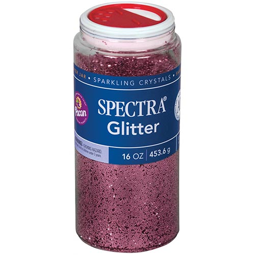 Pacon Spectra Glitter - (16oz/453.6g) Pink