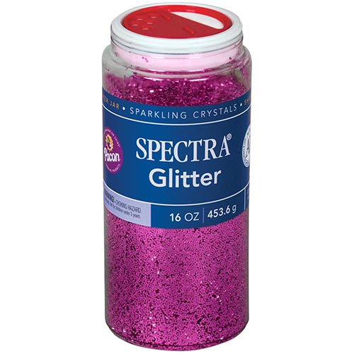 Pacon Spectra Glitter - (16oz/453.6g) Magenta