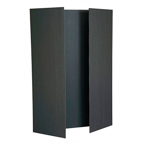 Pacon Tri-Fold Project Display Foam Board 36" x 48" - Black