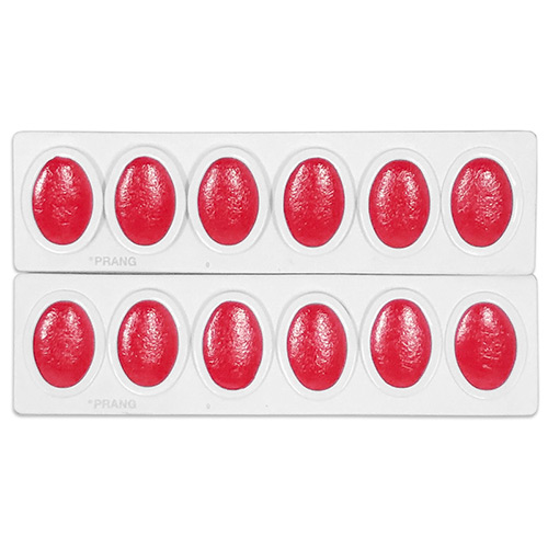 Prang Oval Watercolors Pan Refills - (12 Pack) Red