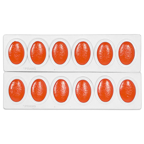 Prang Oval Watercolors Pan Refills - (12 Pack) Orange