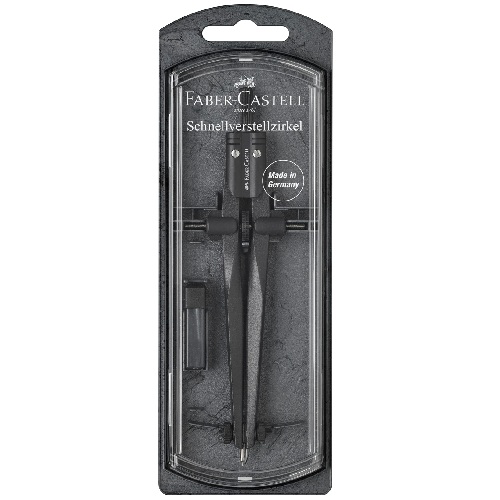 Faber Castell Quick-Set Compass Black Stone   FC174530