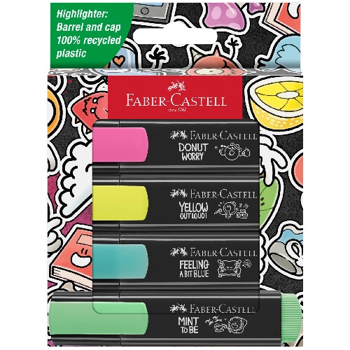 Faber-Castell Graffiti Highlighters- 4ct  FC254690