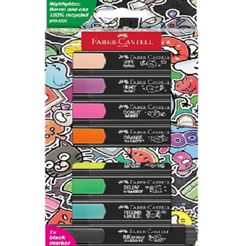 Faber-Castell Graffiti Highlighters- 8ct  FC254692