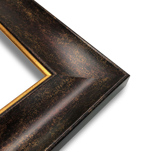 Series 144-77-Dark Bronze Frame with Gold Lip 9" x 12"