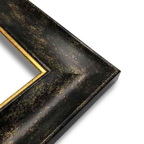 Series 144-90-Dark Antique Frame with Gold Lip 9" x 12"