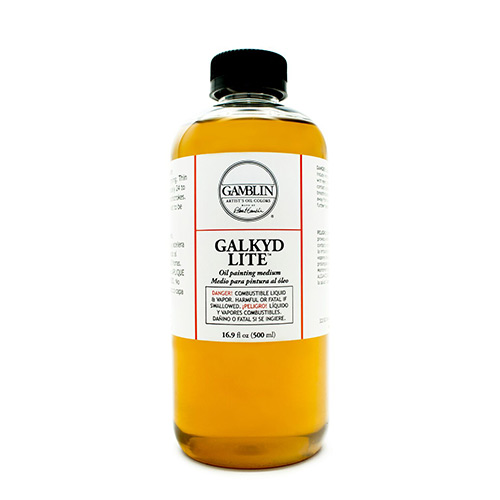 Gamblin Oil Painting Medium - (16.9oz/500ml) Galkyd Lite