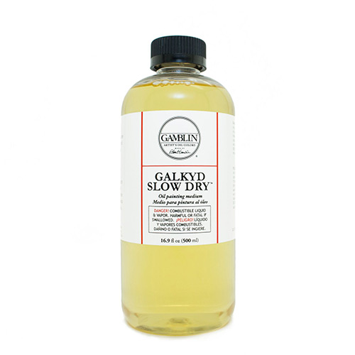 Gamblin Oil Painting Medium - (16.9oz/500ml) Galkyd Slow Dry