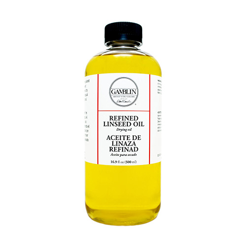 Gamblin Drying Oil - (16.9oz/500ml) Refined Linseed Oil