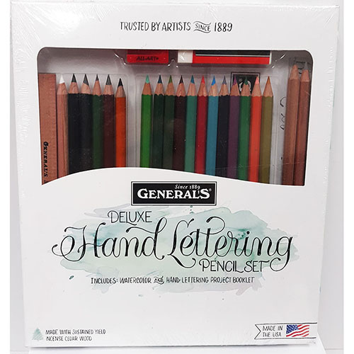 General's Deluxe Hand Lettering Pencil Set for for Journaling, Lettering and Illustrations