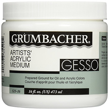 Grumbacher Acrylic Gesso - (16oz/473ml)