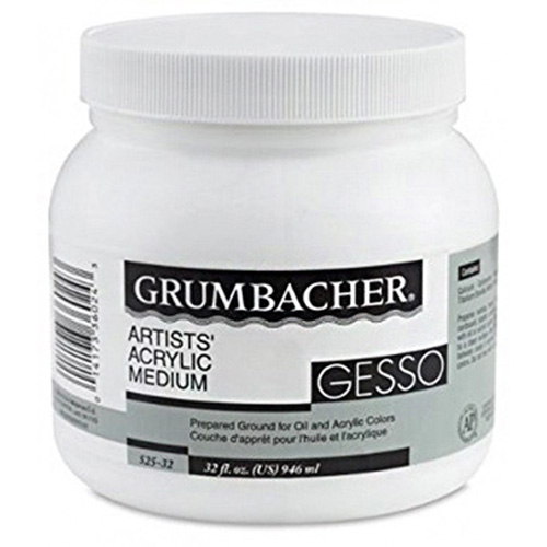 Grumbacher Acrylic Gesso - (32oz/946ml)
