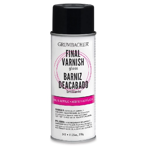 Grumbacher Final Varnish Spray - (11oz) Gloss
