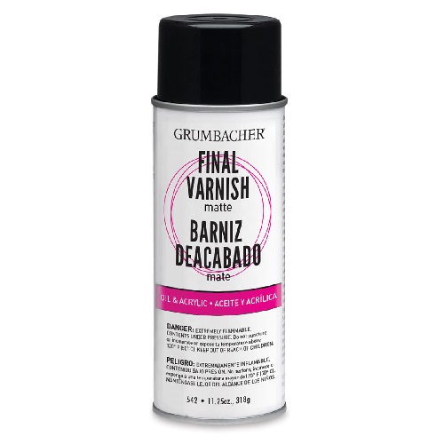 Grumbacher Final Varnish Spray - (11.25oz) Matte
