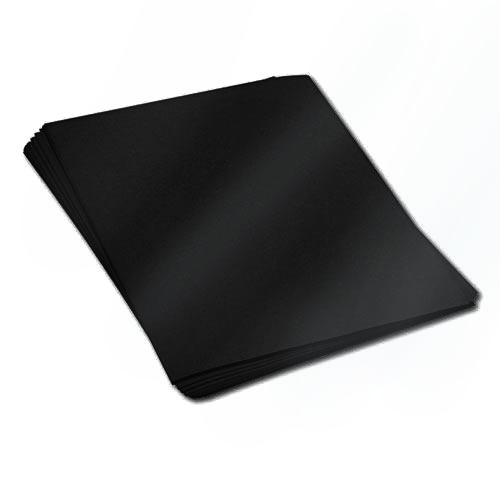 Grafix Shrink Film 8.5" x 11" - (50 Sheets) Black