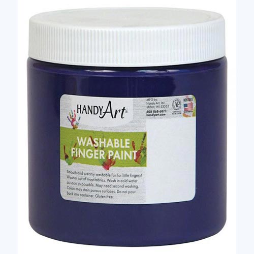 Handy Art Washable Finger Paint - (8oz/237ml) Violet