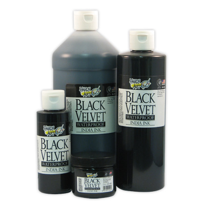 Handy Art Black Velvet India Ink (1 ounce jar)