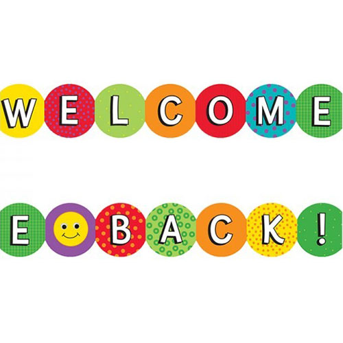Hygloss Borders 3" x 36" - (12 Pack) Welcome Back