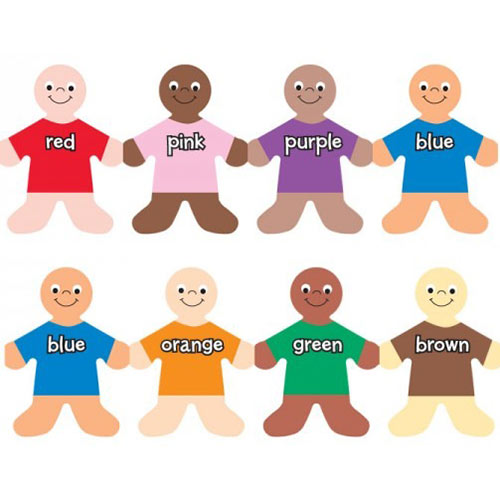 Hygloss Borders 3" x 36" - (12 Pack) Kids Learning Colors