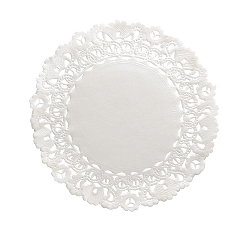 Hygloss Paper Lace Doilies 10" - (36 Pack) White Round