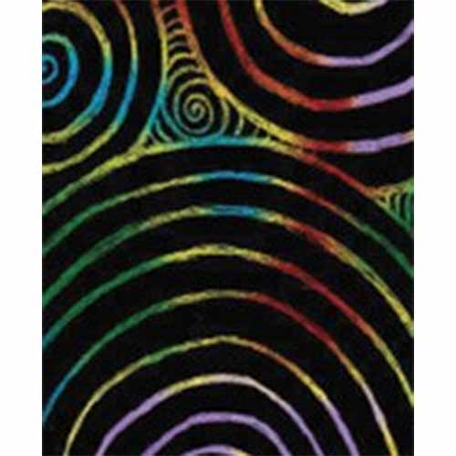 Inovart 8.5" x 11 Multicolor Scratchboard- 50sht  INO1104