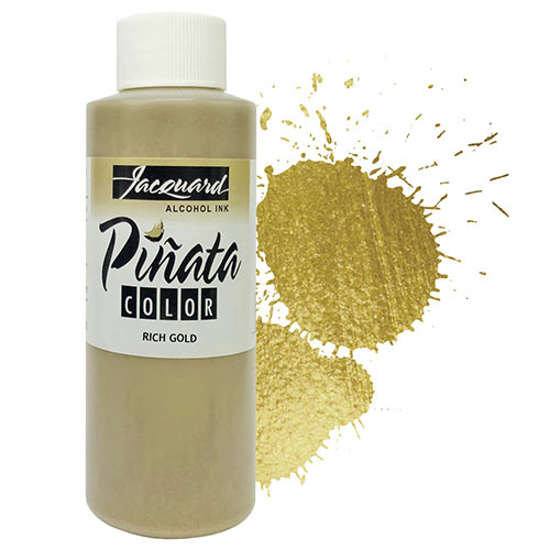 Jacquard Pinata Color Alcohol Ink - (4oz/118ml) Rich Gold  JFC3032