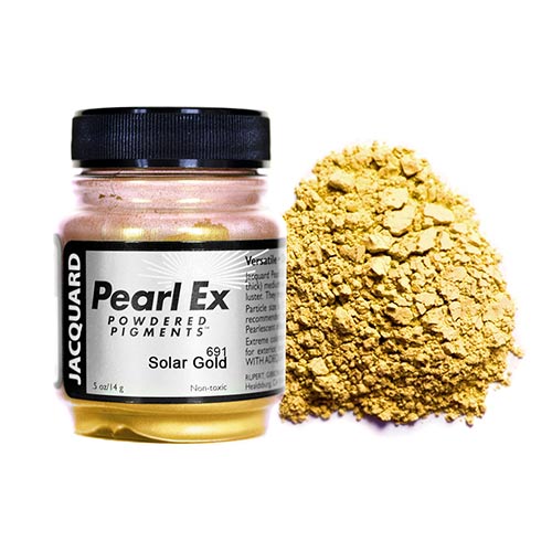 Jacquard Pearl Ex Metallic Powdered Pigments - (21g) Solar Gold