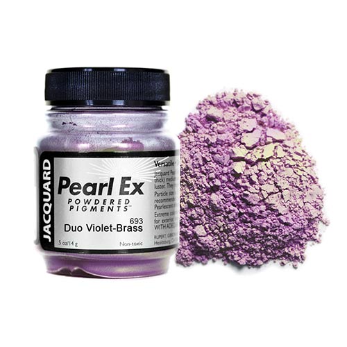 Jacquard Pearl Ex Metallic Powdered Pigments - (21g) Duo Violet-Brass