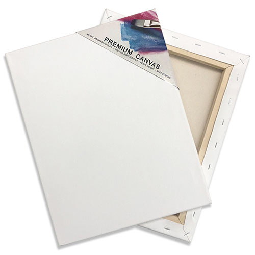 Premium Stretched Cotton Canvas 9" x 12"