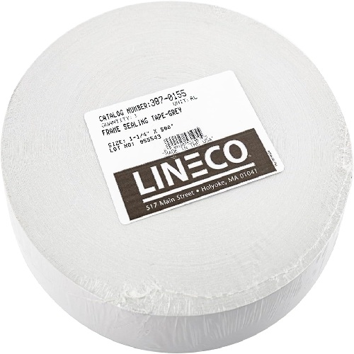 Lineco Self-Adhesive Frame Sealing Tape -Foil Back Gray  387-0155